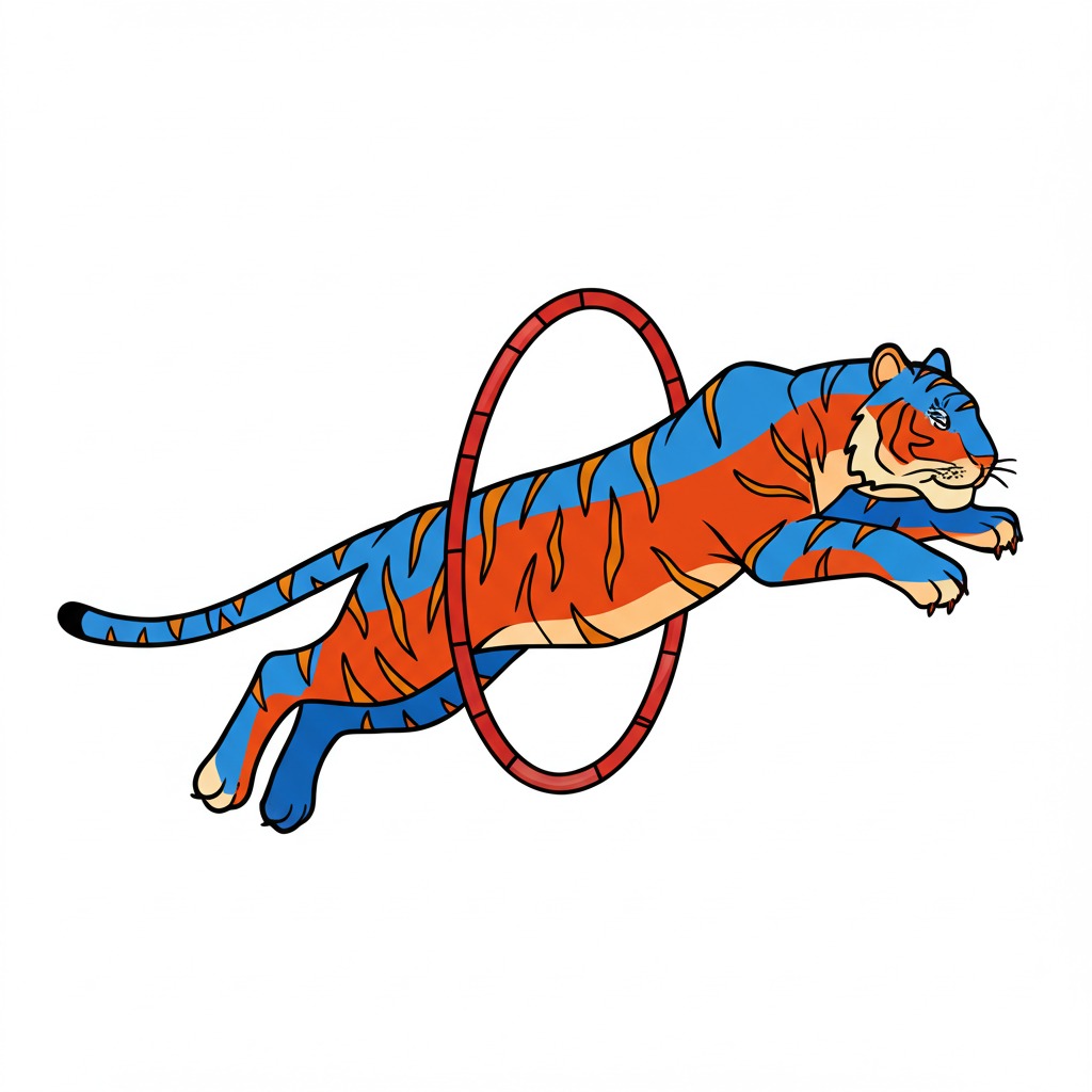 CIRCUS COLORING BOOK 10 49PMtiger