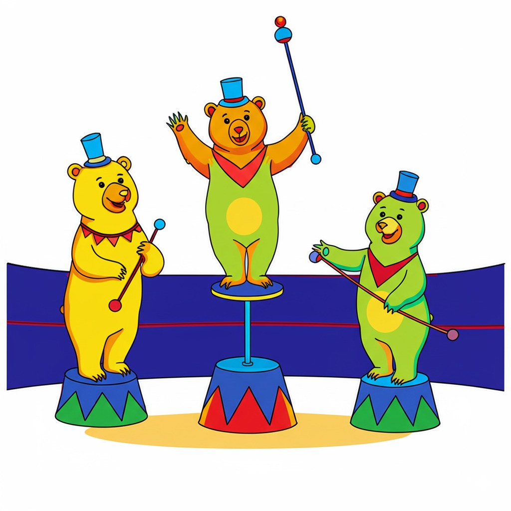 CIRCUS COLORING BOOK 12 33AM