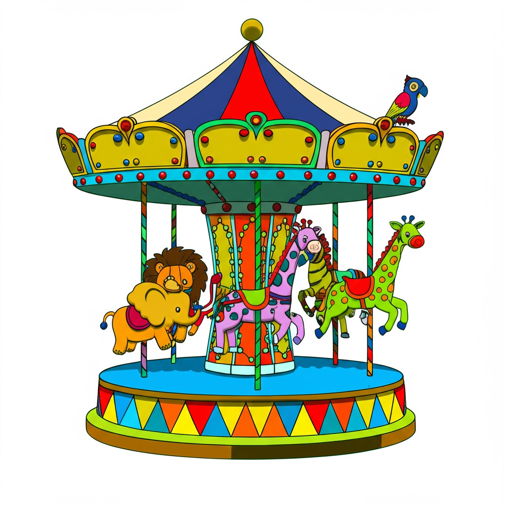 CIRCUS COLORING BOOK 12 43AM