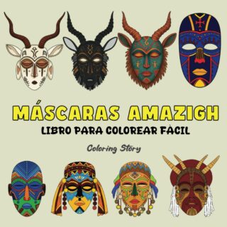 Libro para Colorear de Máscaras Amazigh – ¡Inspiración para Colorear!