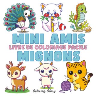 Mini Amis Mignons Livre de Coloriage – Inspiration Coloriage ! FR