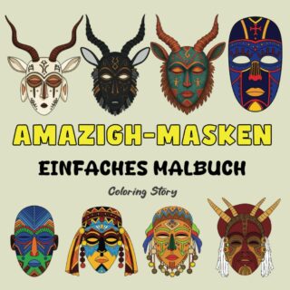 Amazigh-Masken Malbuch – Mal-Inspiration!