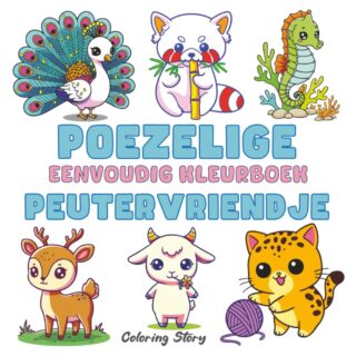 Poezelige Peutervriendje Kleurboek – Kleurinspiratie! NL