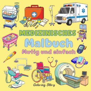 Medizinisches Malbuch – Mal-Inspiration! DE