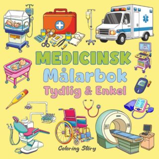 Medicinsk Målarbok – Målarinspiration! SE