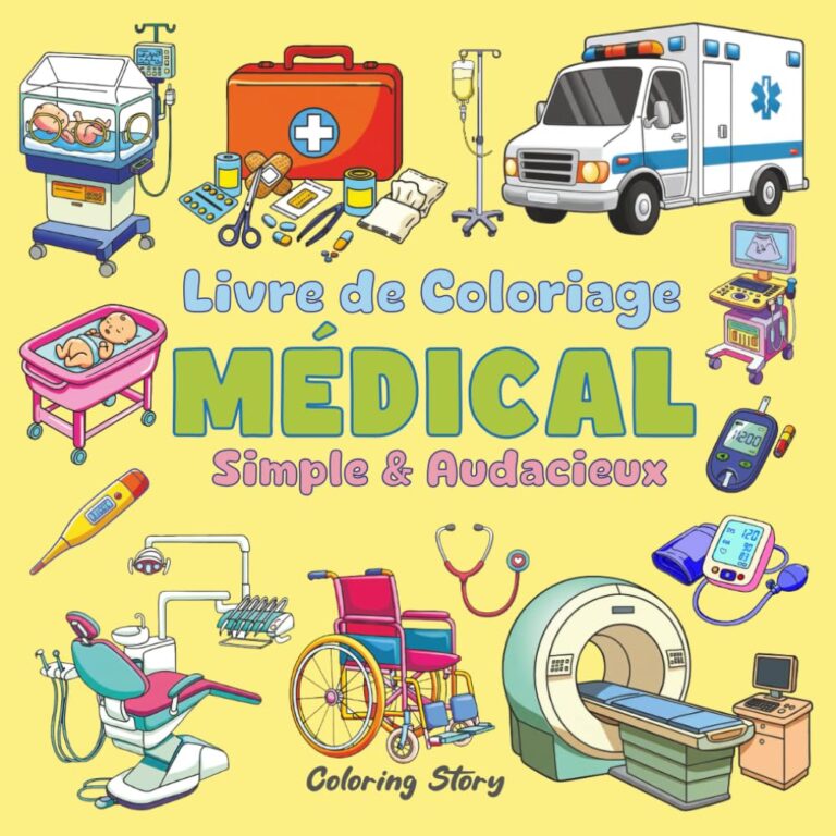 Livre de Coloriage Médical – Inspiration Coloriage ! FR