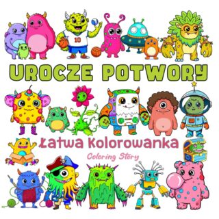 KOLOROWANKA SŁODKIE POTWORY – Inspiracja do Kolorowania! PL