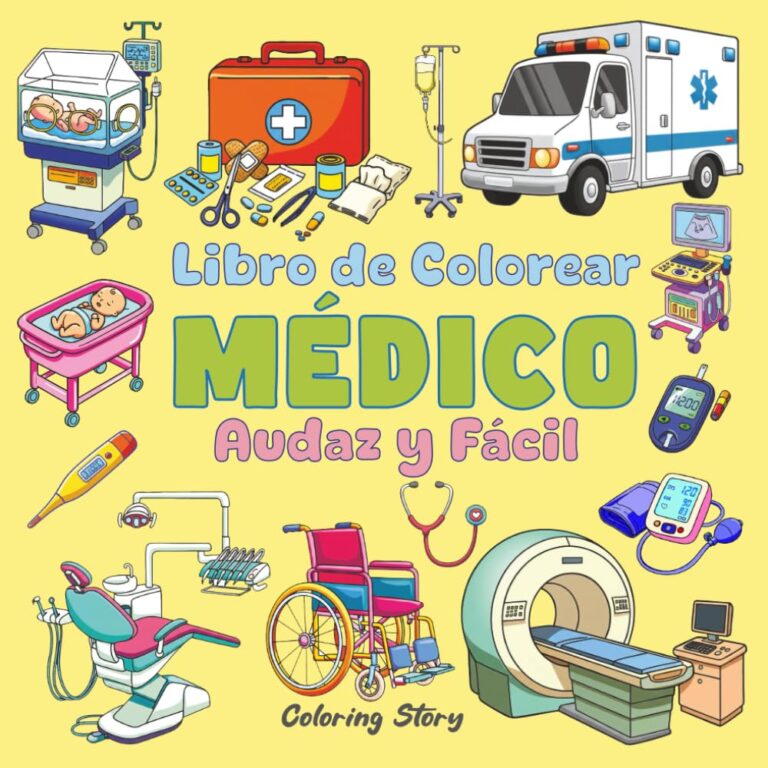 Libro para Colorear Médico – ¡Inspiración para Colorear! ES