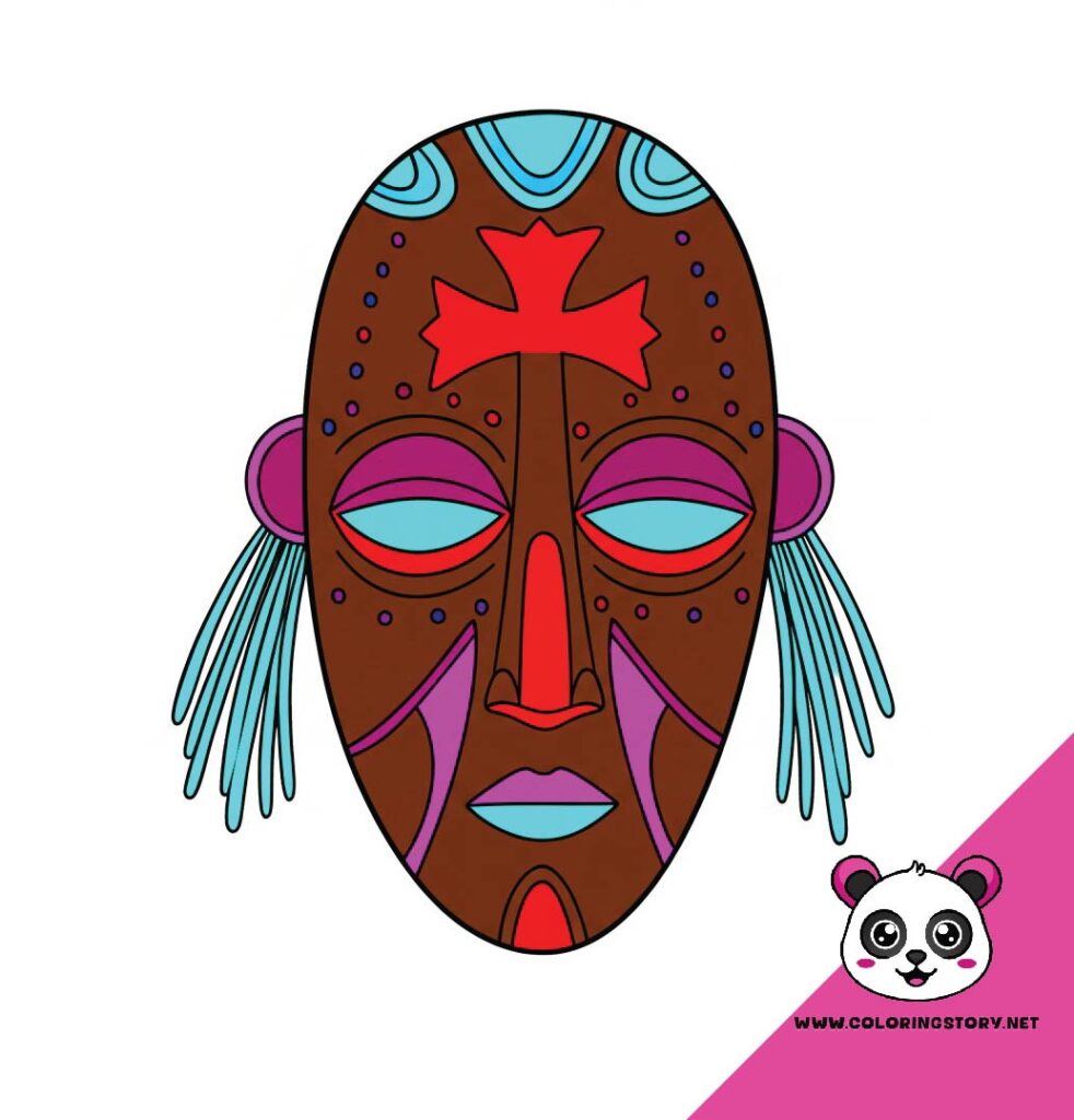 Amazigh Mask Coloring Book 6072000