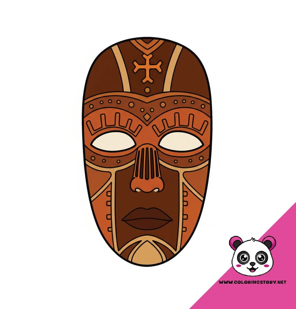 Amazigh Mask Coloring Book 6178000