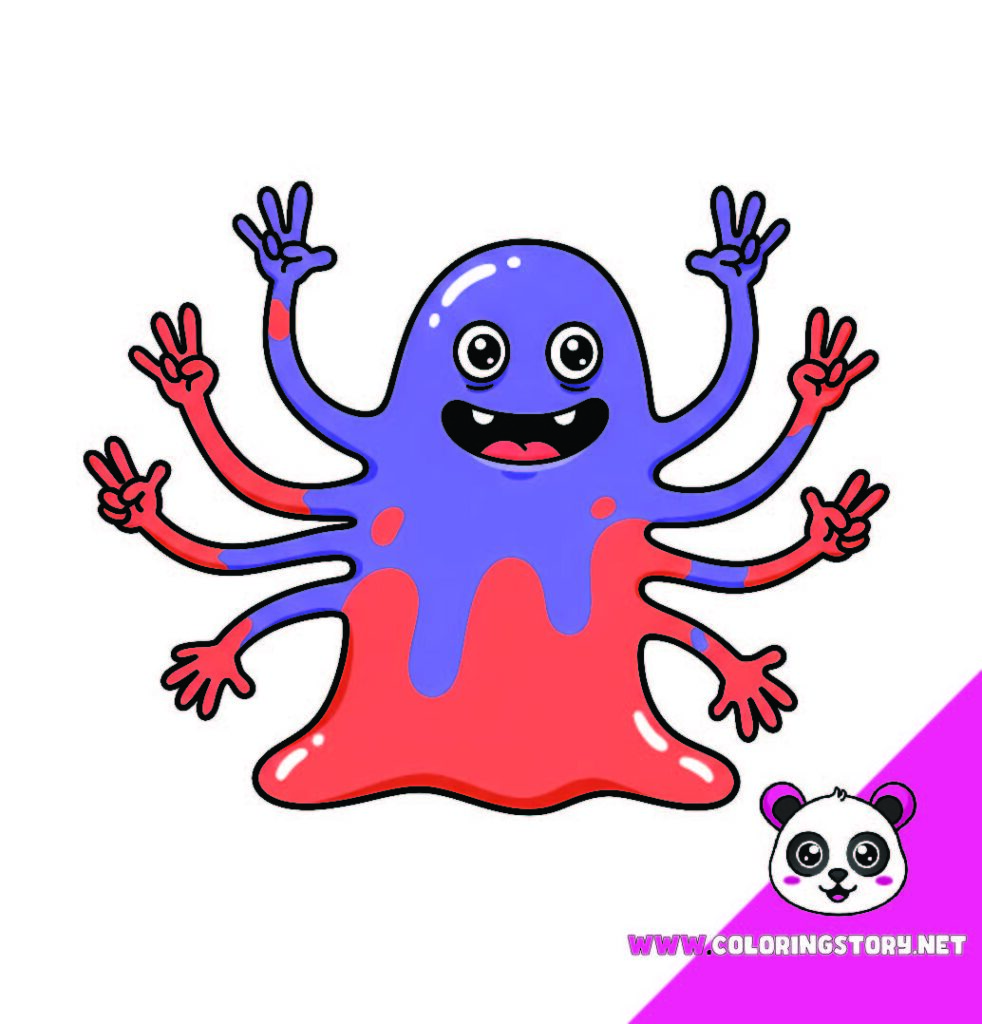 Cute Monsters Coloring Book0020009