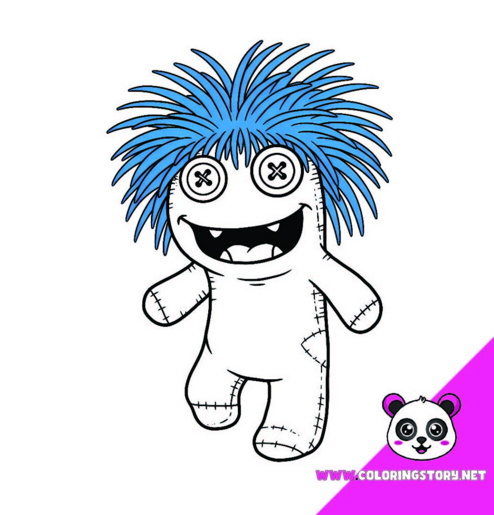 Cute Monsters Coloring Book0050009