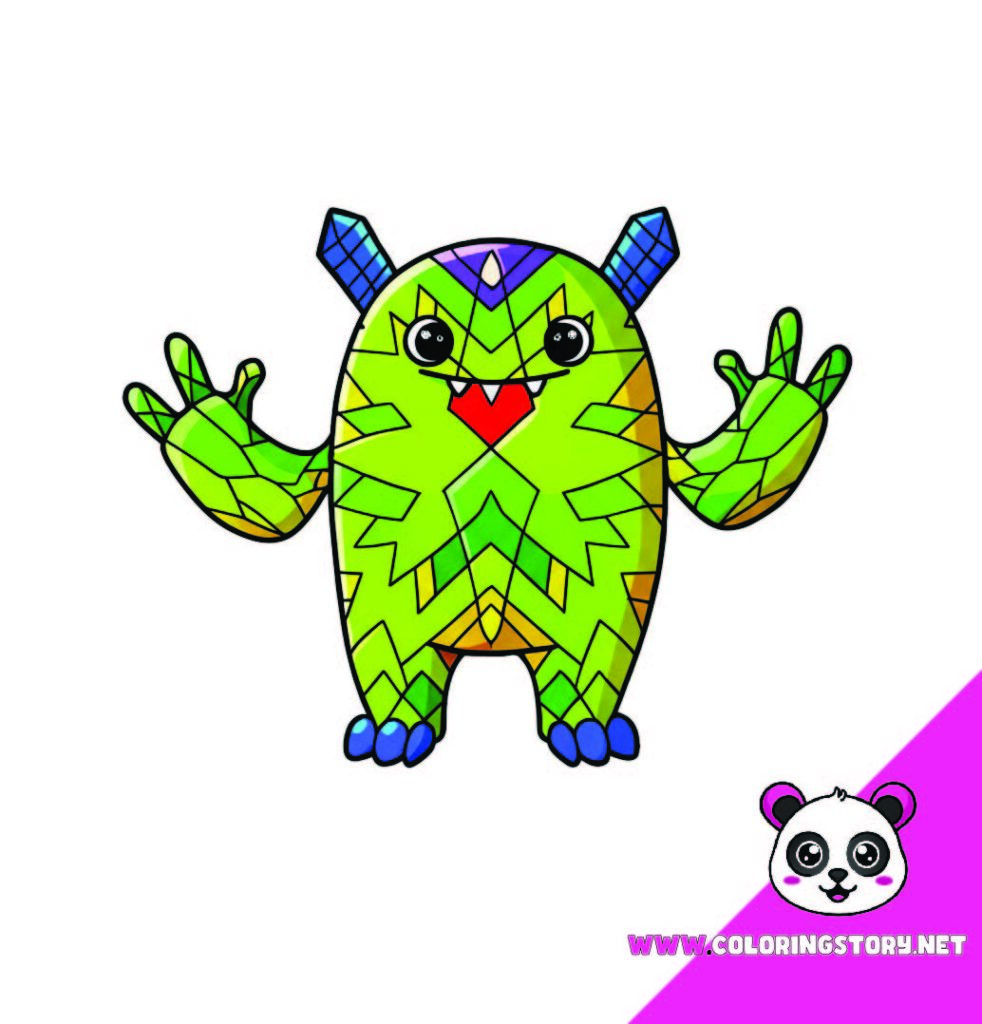 Cute Monsters Coloring Book006000