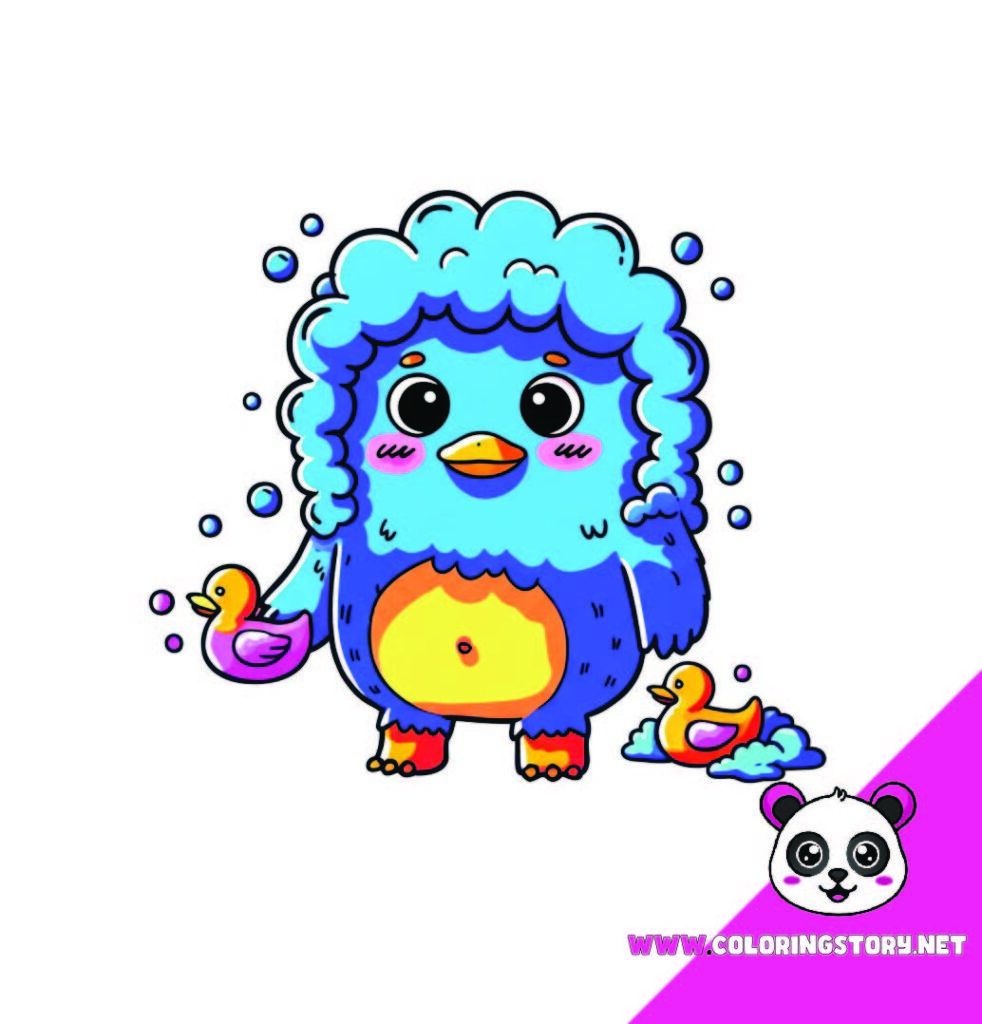 Cute Monsters Coloring Book007000