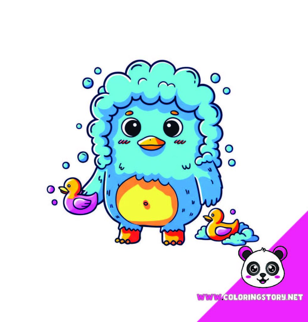 Cute Monsters Coloring Book008000
