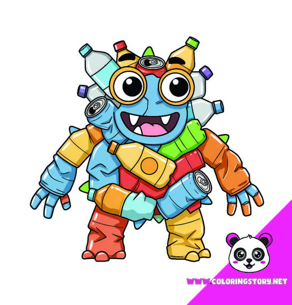 Cute Monsters Coloring Book0080009