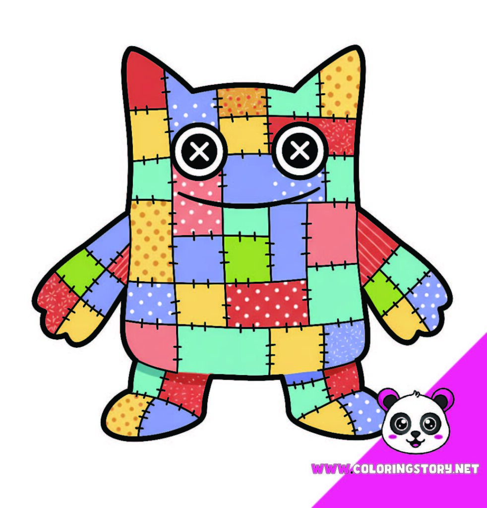 Cute Monsters Coloring Book0090009
