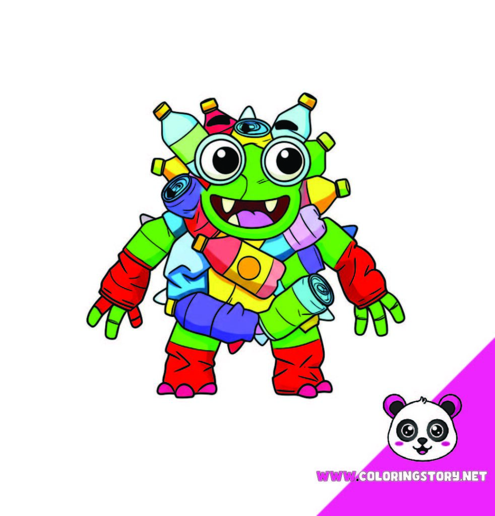 Cute Monsters Coloring Book012000