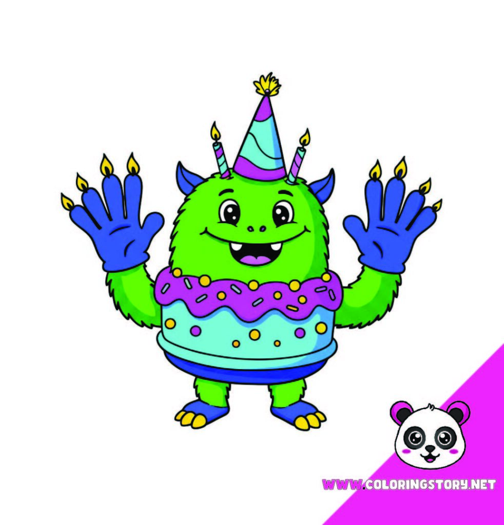 Cute Monsters Coloring Book014000