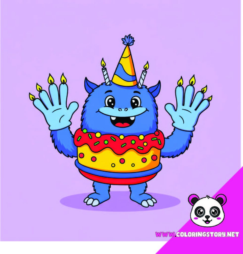 Cute Monsters Coloring Book018000