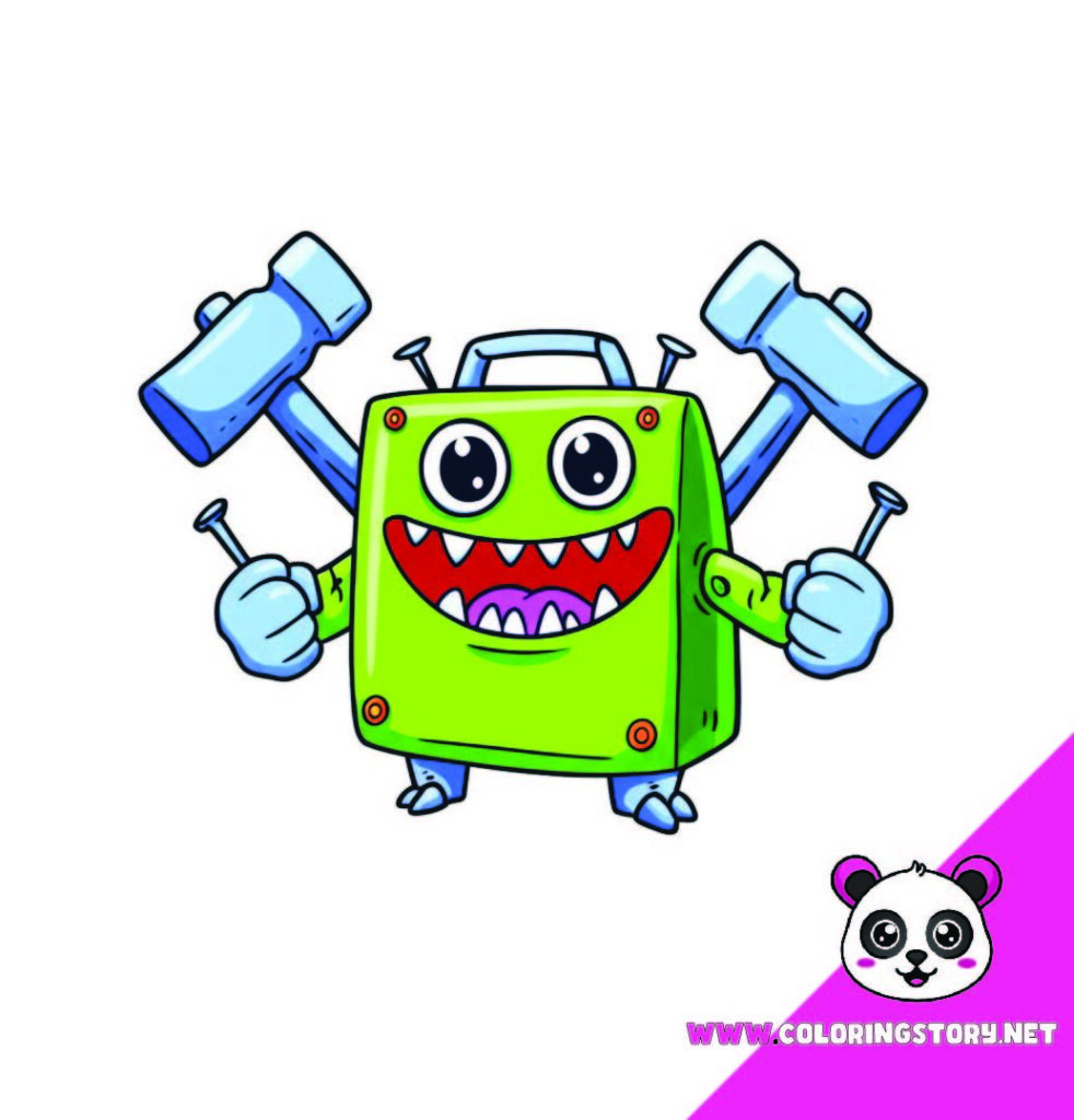 Cute Monsters Coloring Book031000