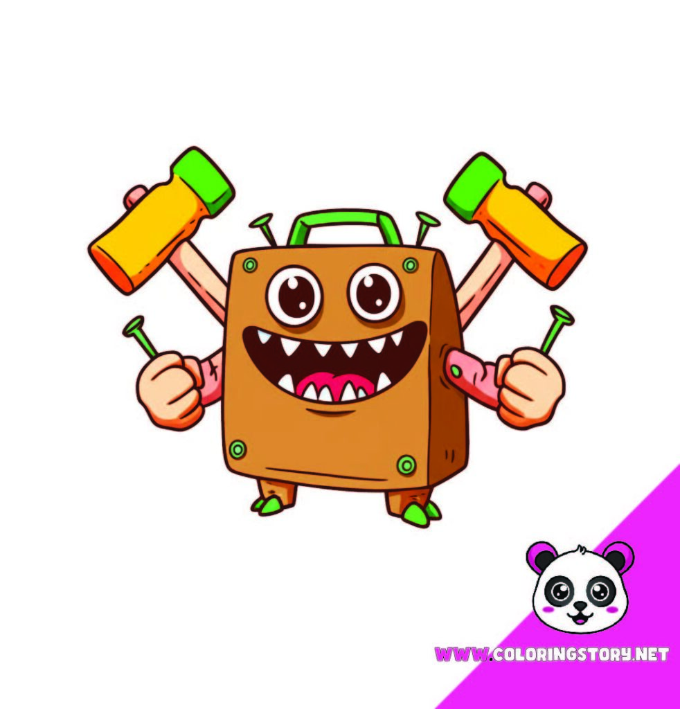 Cute Monsters Coloring Book032000