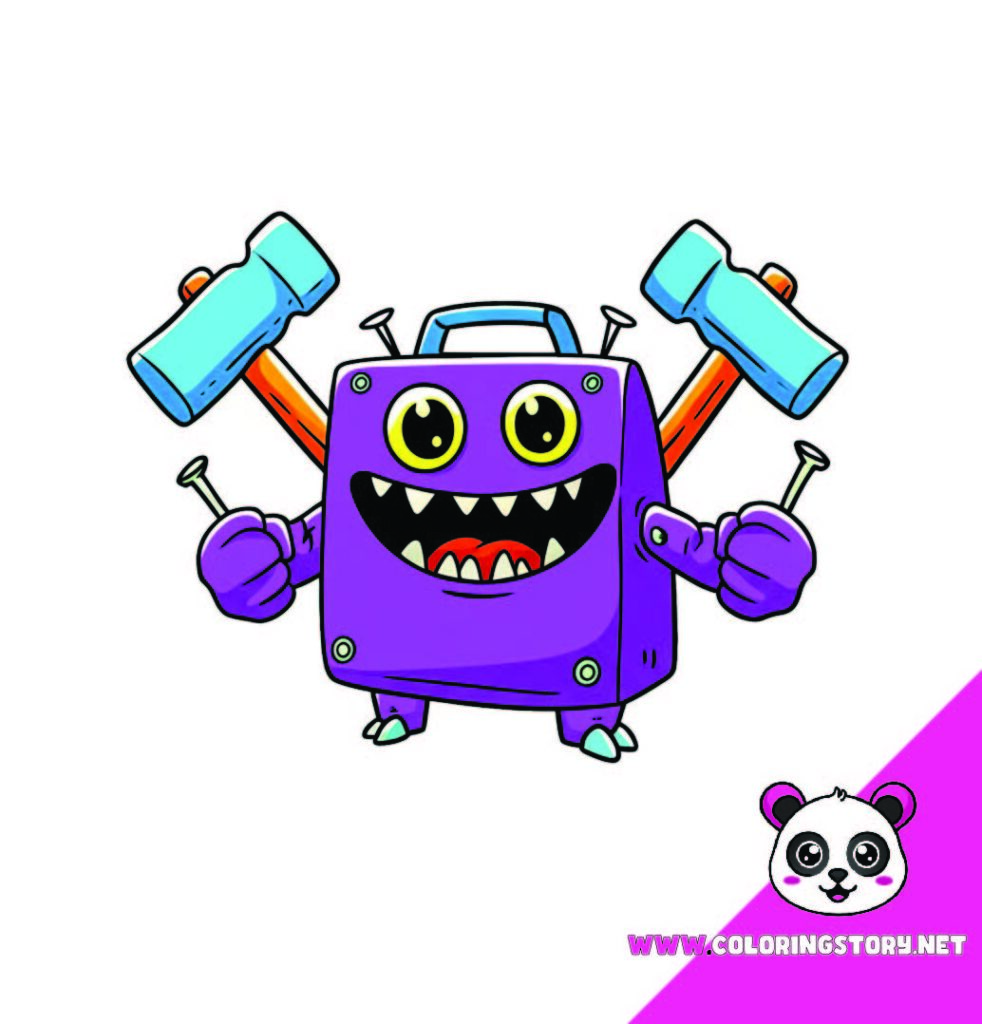 Cute Monsters Coloring Book033000