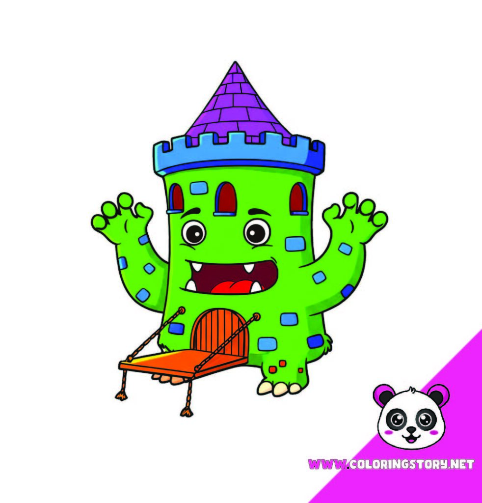 Cute Monsters Coloring Book040000