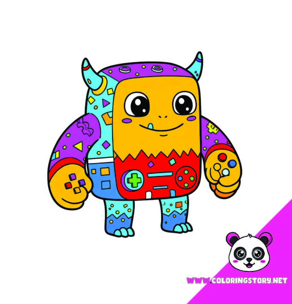 Cute Monsters Coloring Book047000