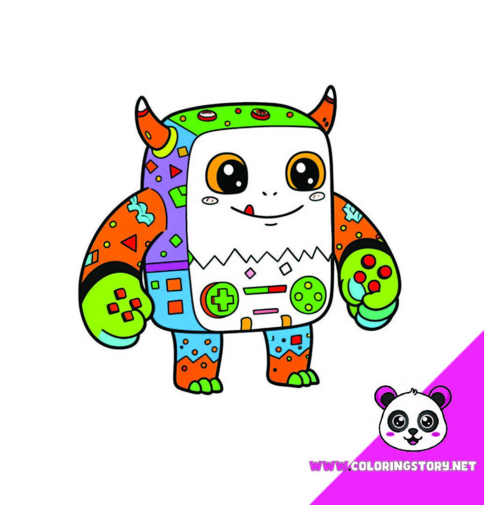 Cute Monsters Coloring Book049000
