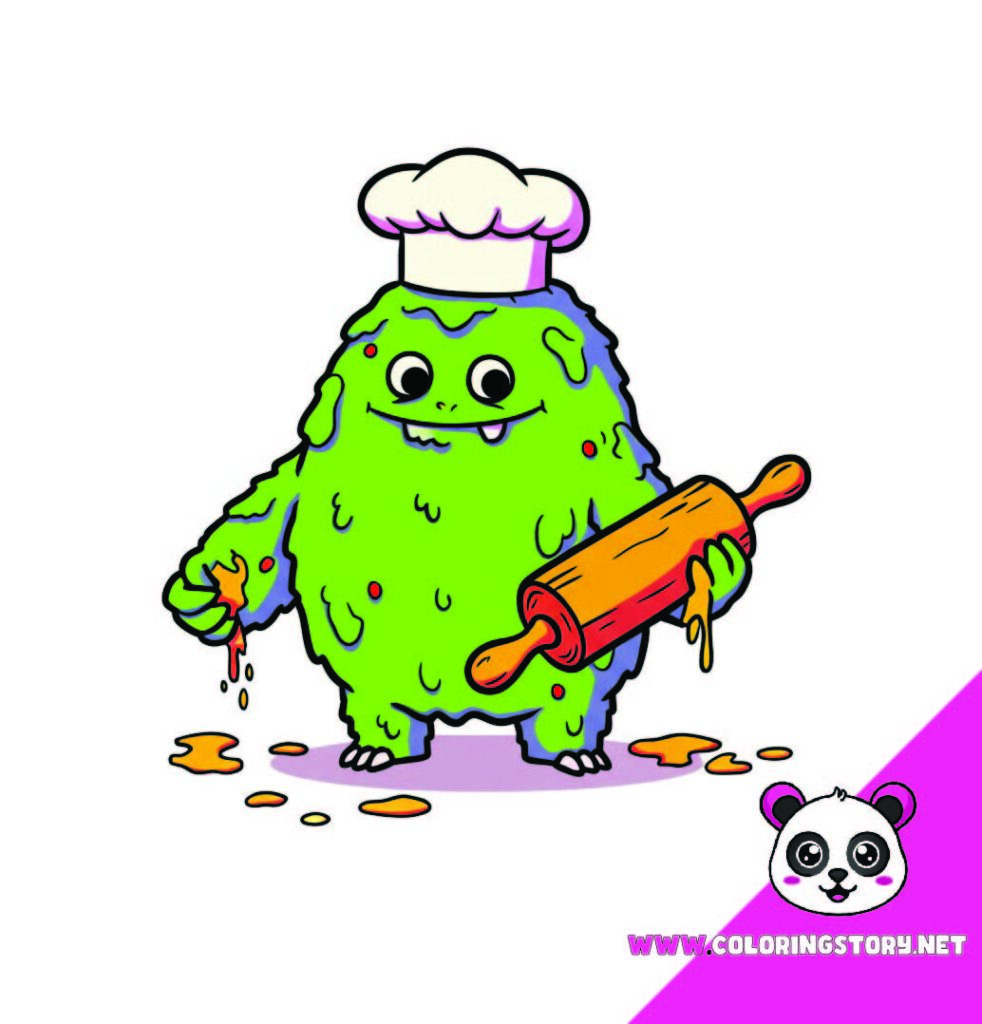 Cute Monsters Coloring Book051000