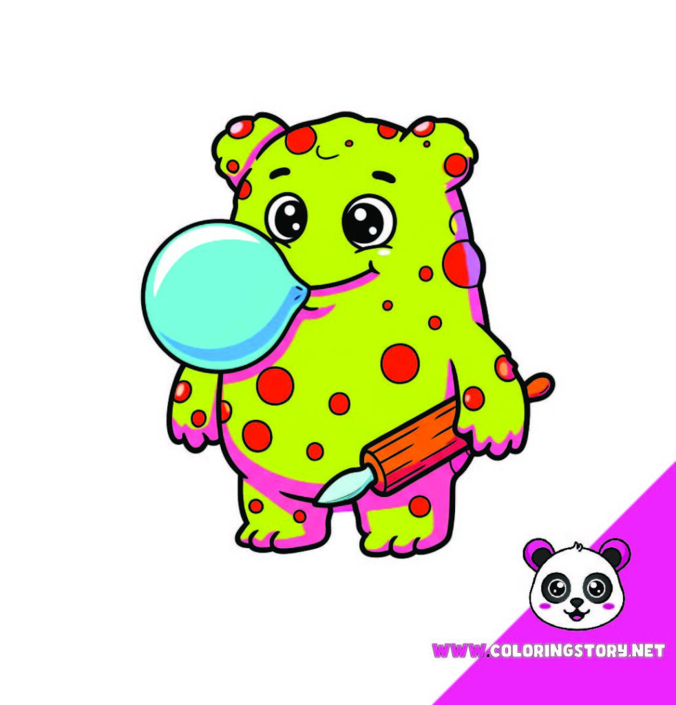 Cute Monsters Coloring Book053000