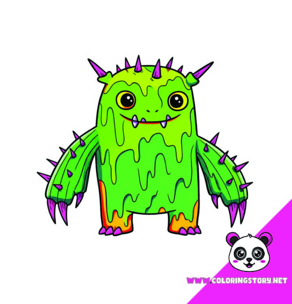 Cute Monsters Coloring Book063000