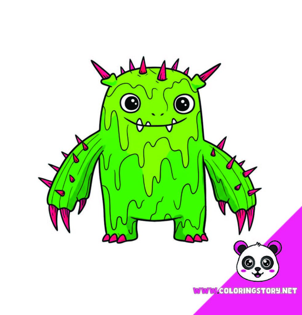 Cute Monsters Coloring Book064000