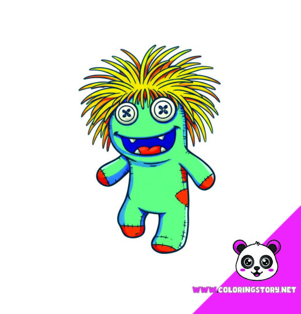 Cute Monsters Coloring Book069000