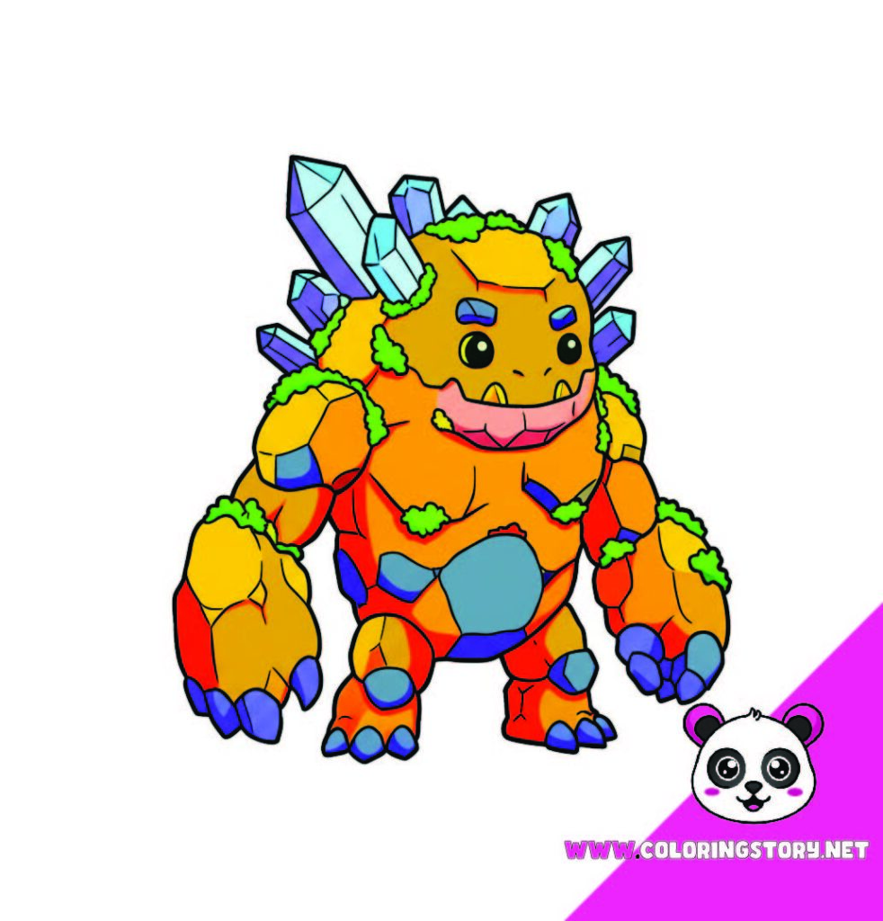 Cute Monsters Coloring Book078000