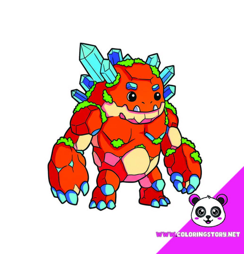 Cute Monsters Coloring Book079000