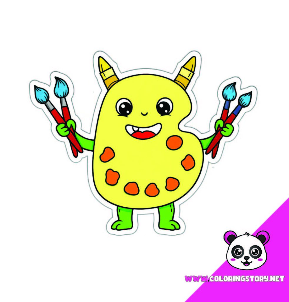 Cute Monsters Coloring Book096000