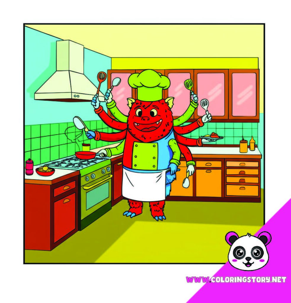 Cute Monsters Coloring Book102000