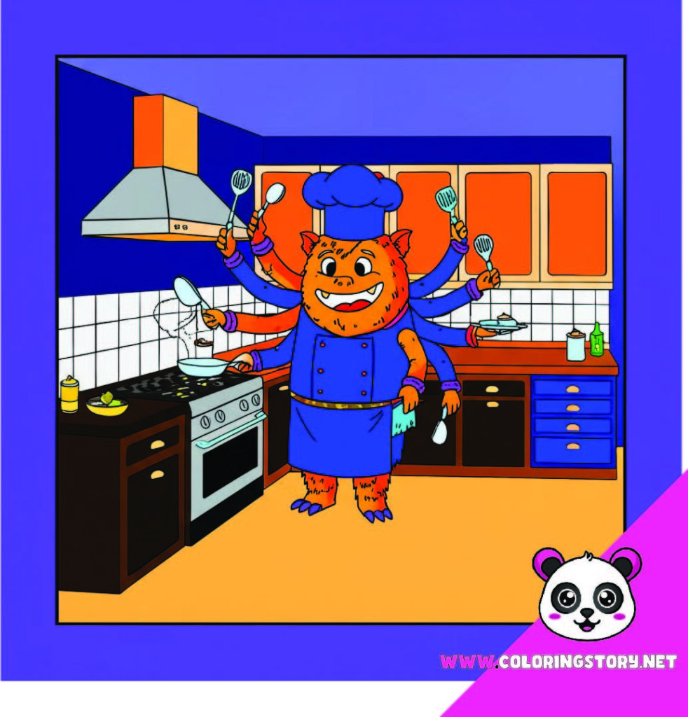 Cute Monsters Coloring Book103000