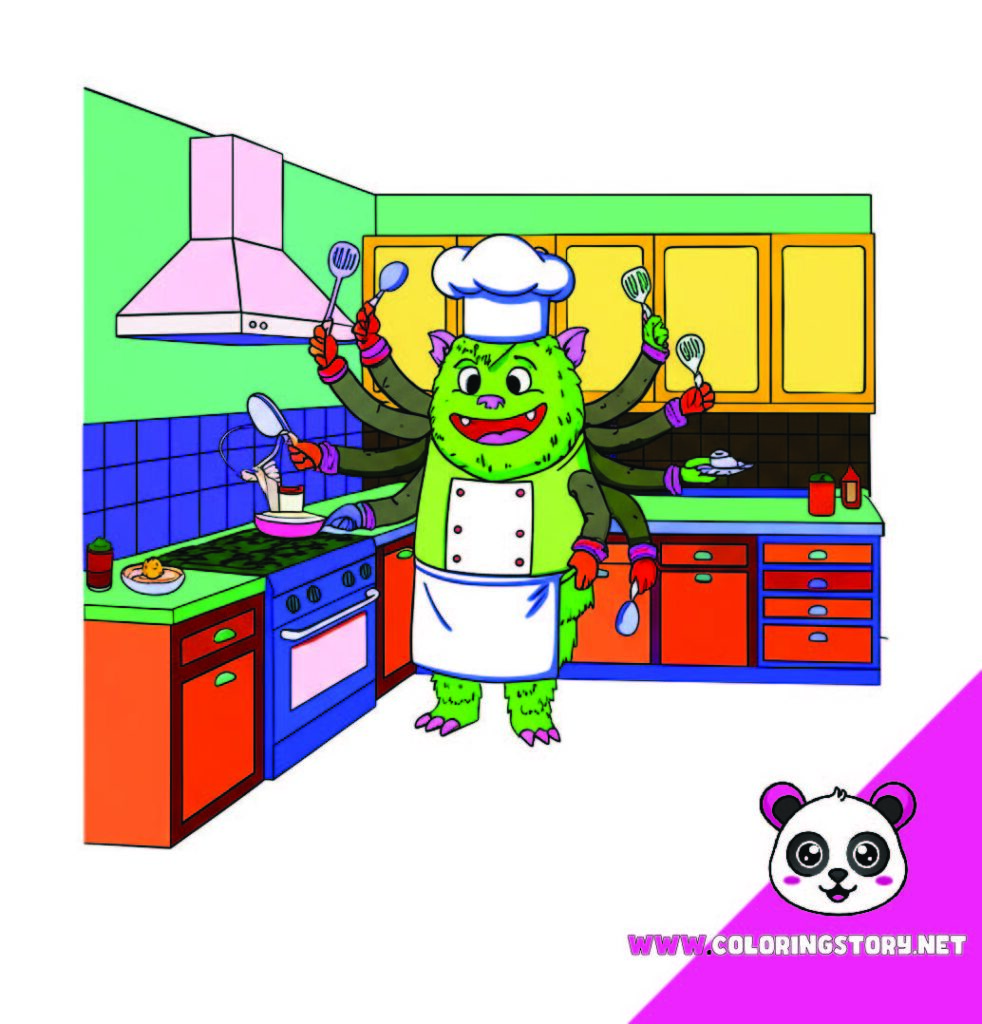 Cute Monsters Coloring Book107000