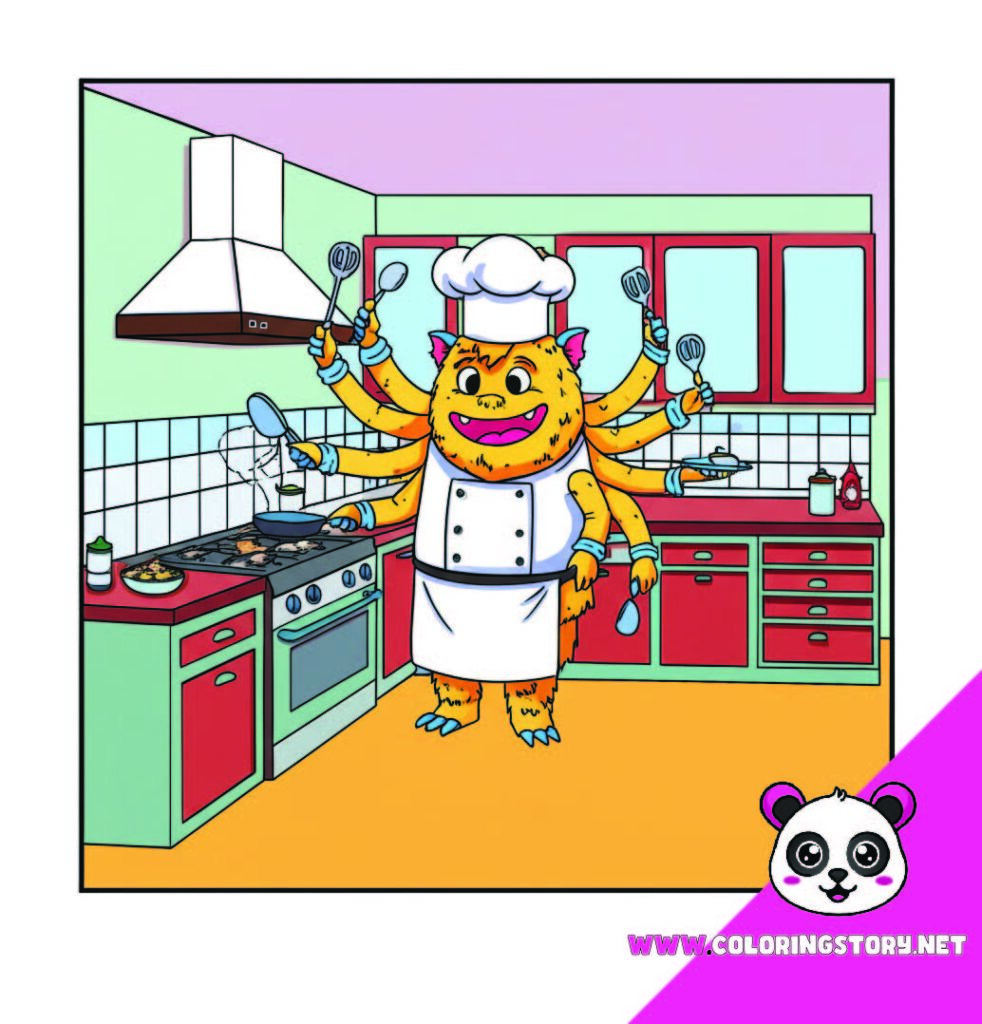 Cute Monsters Coloring Book110000