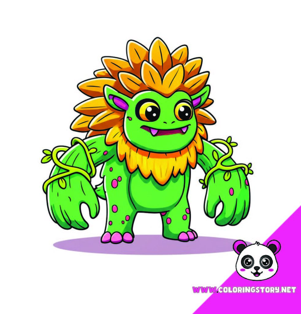 Cute Monsters Coloring Book111000