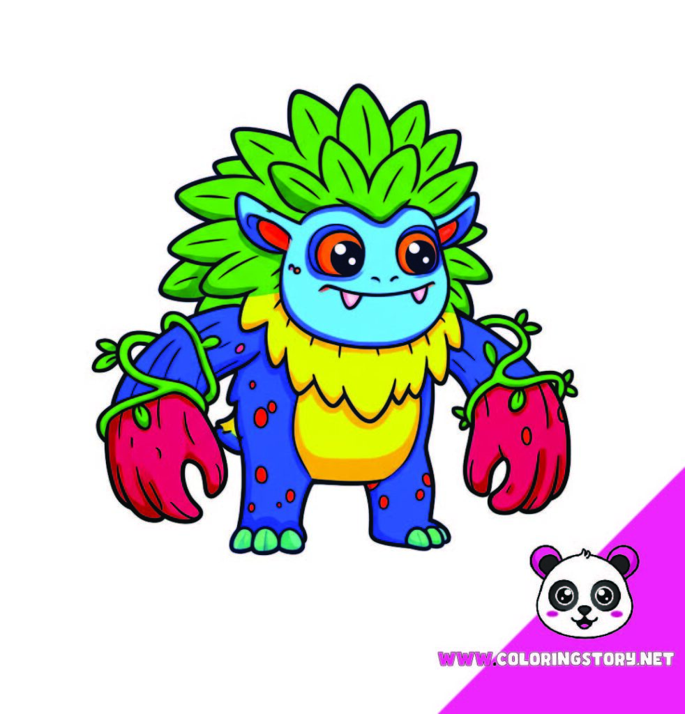 Cute Monsters Coloring Book113000