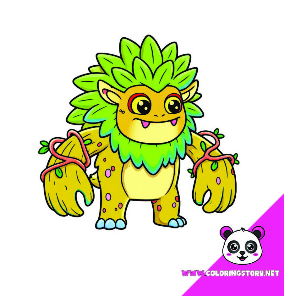 Cute Monsters Coloring Book114000