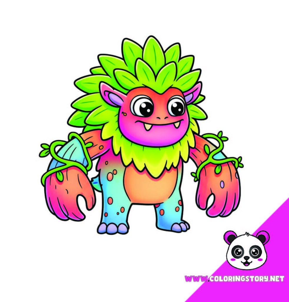 Cute Monsters Coloring Book116000