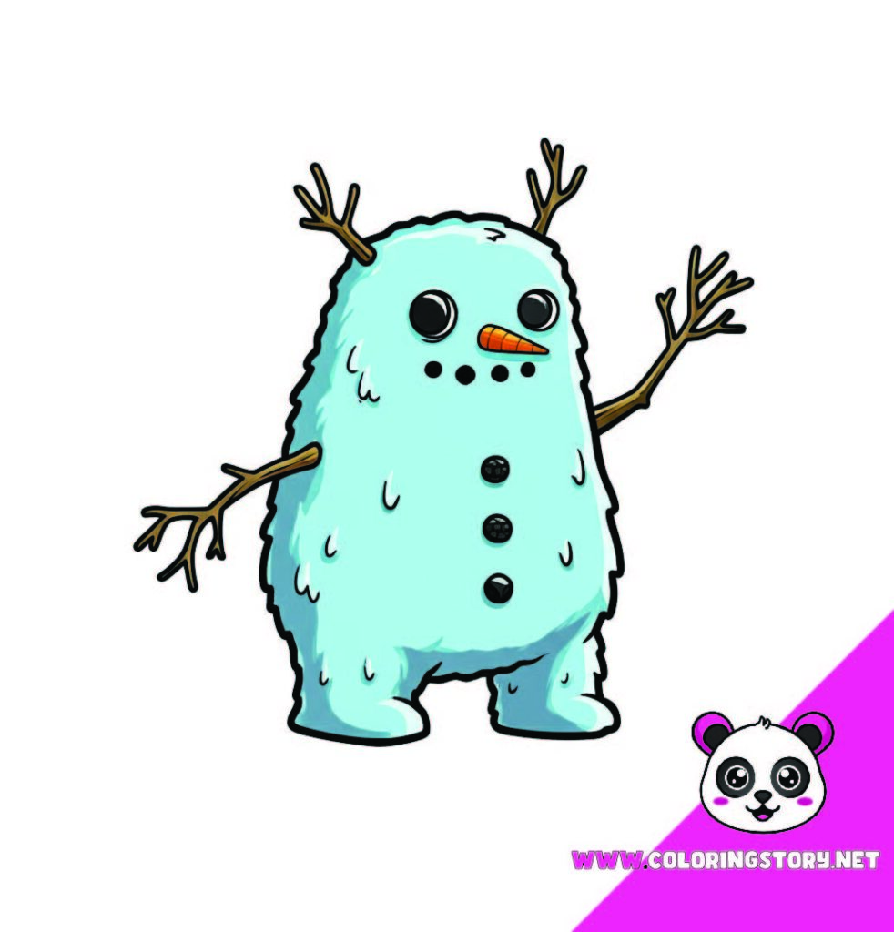 Cute Monsters Coloring Book123000