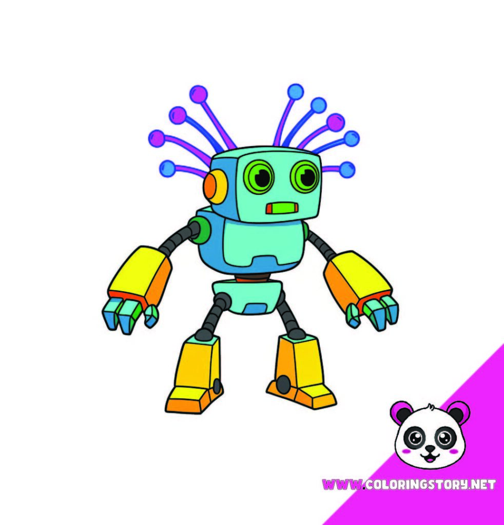 Cute Monsters Coloring Book128000