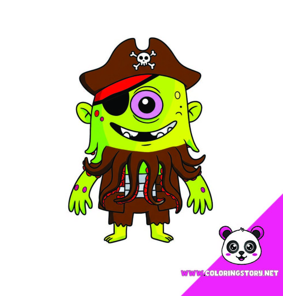 Cute Monsters Coloring Book130000
