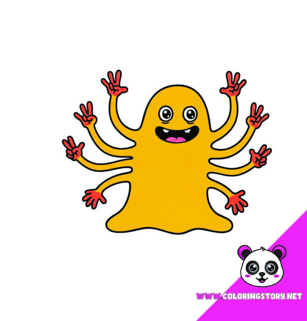 Cute Monsters Coloring Book136000